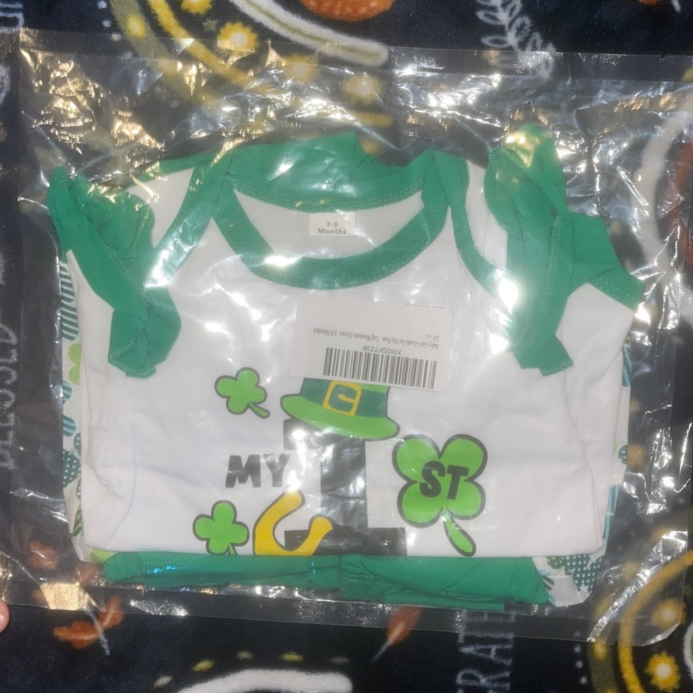 Baby Girl St. Patrick’s Day Outfit Size 3-6 Months